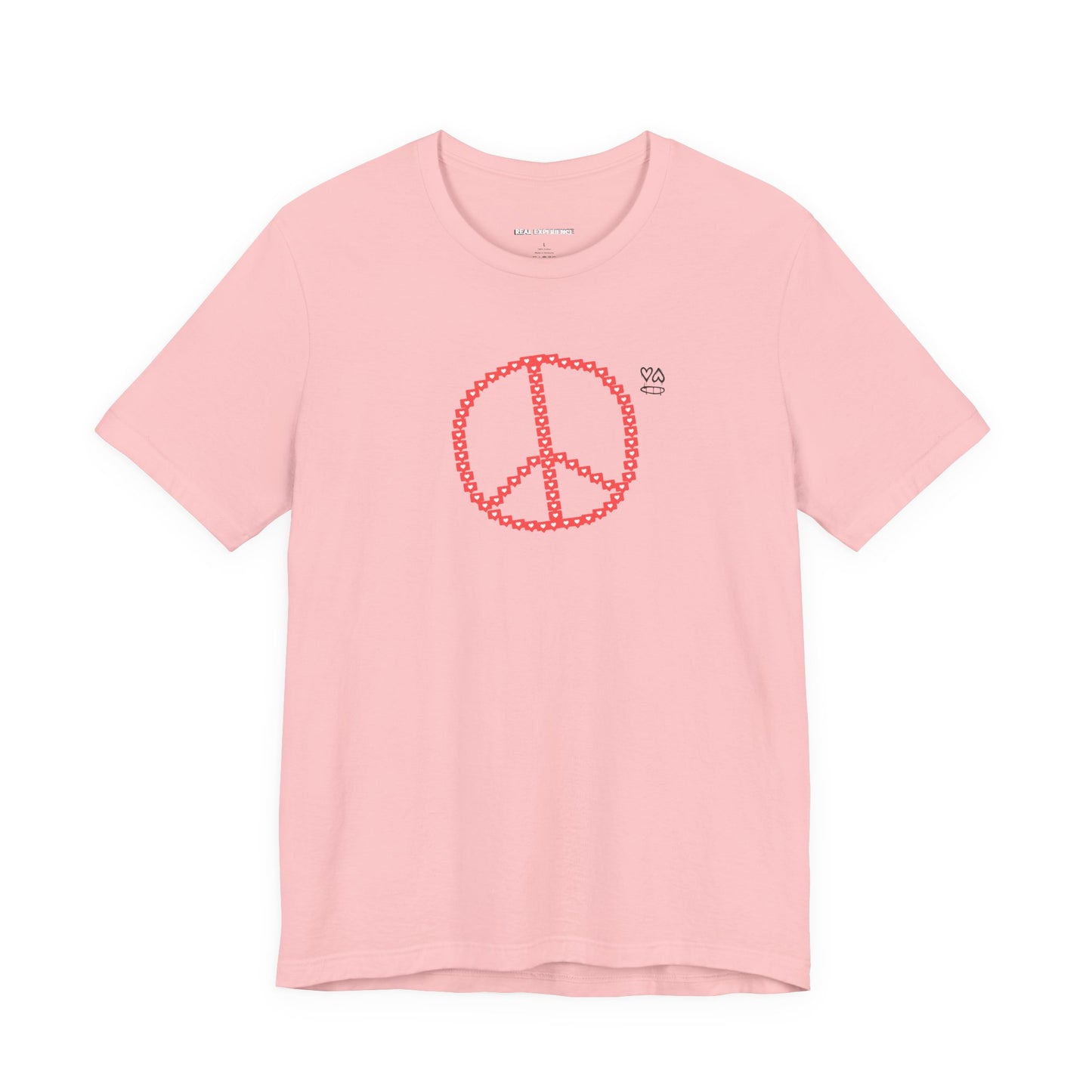 Like Button Peace Sign Tee
