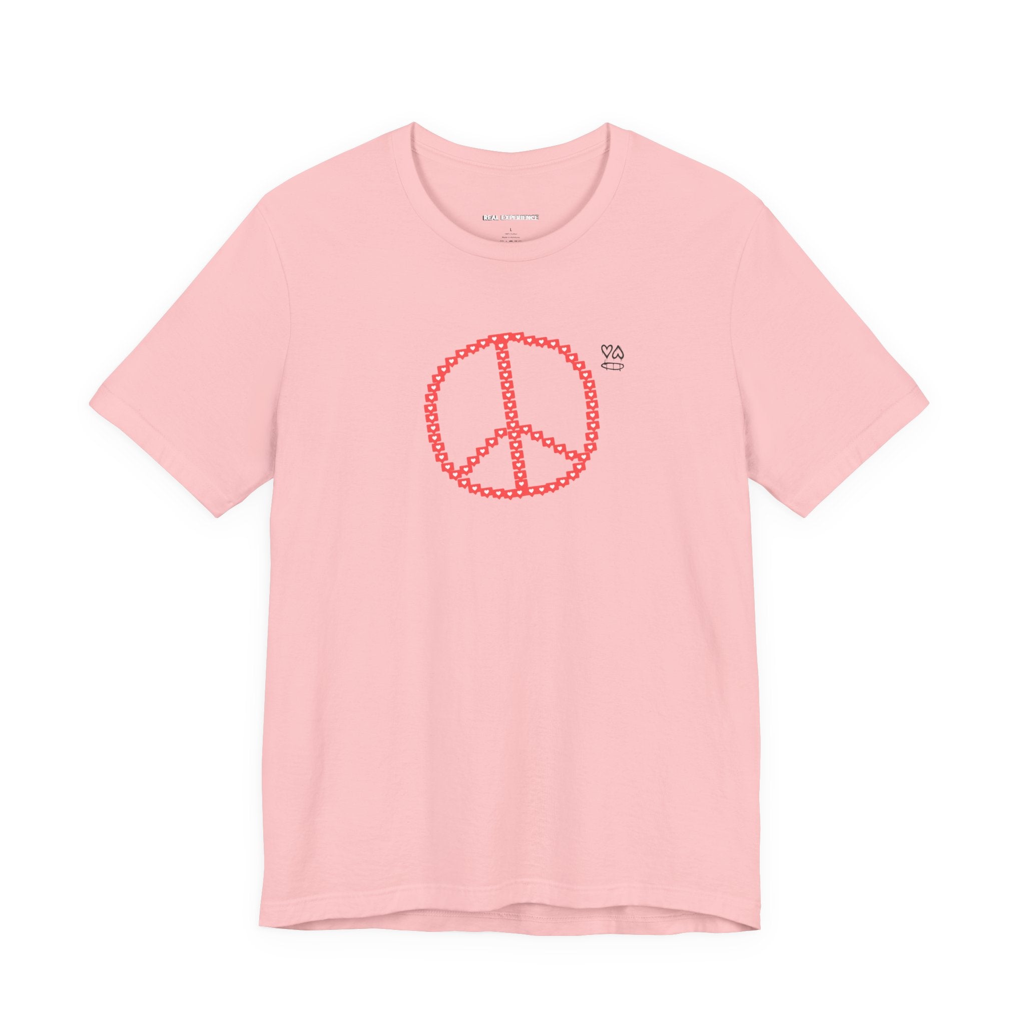 Like Button Peace Sign Tee