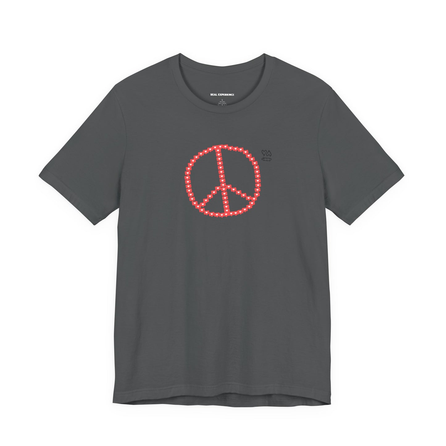 Like Button Peace Sign Tee