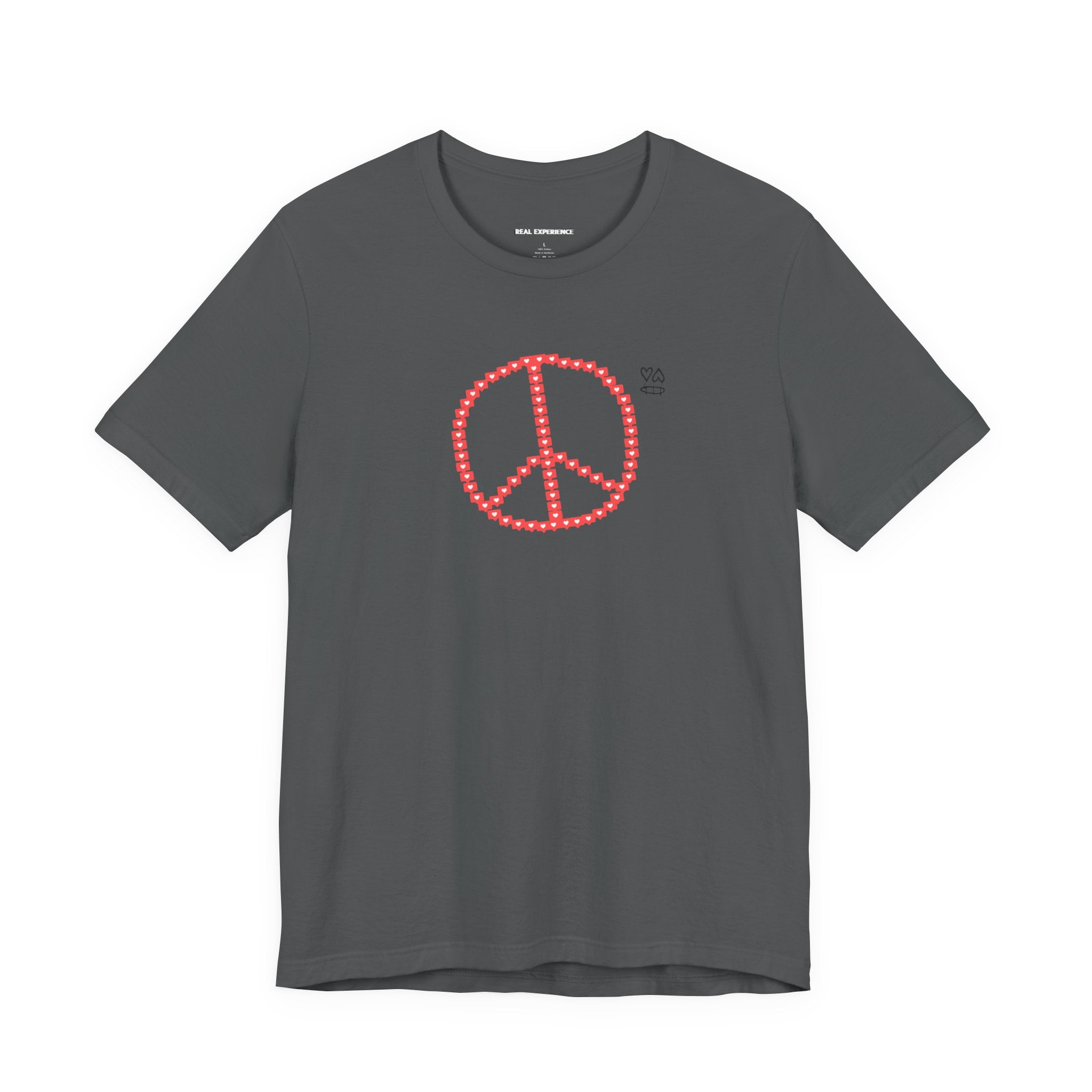 Like Button Peace Sign Tee