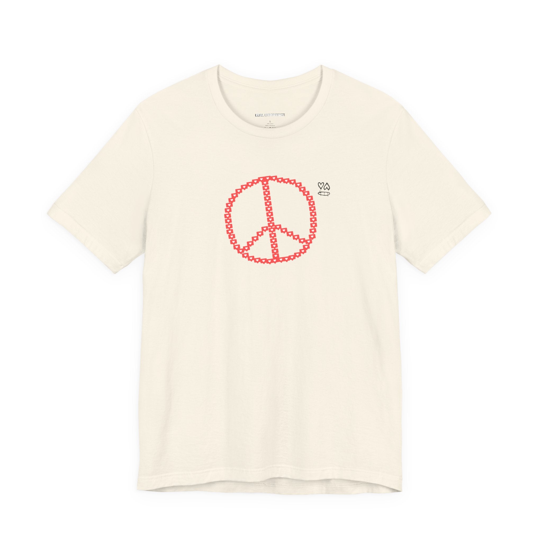 Like Button Peace Sign Tee