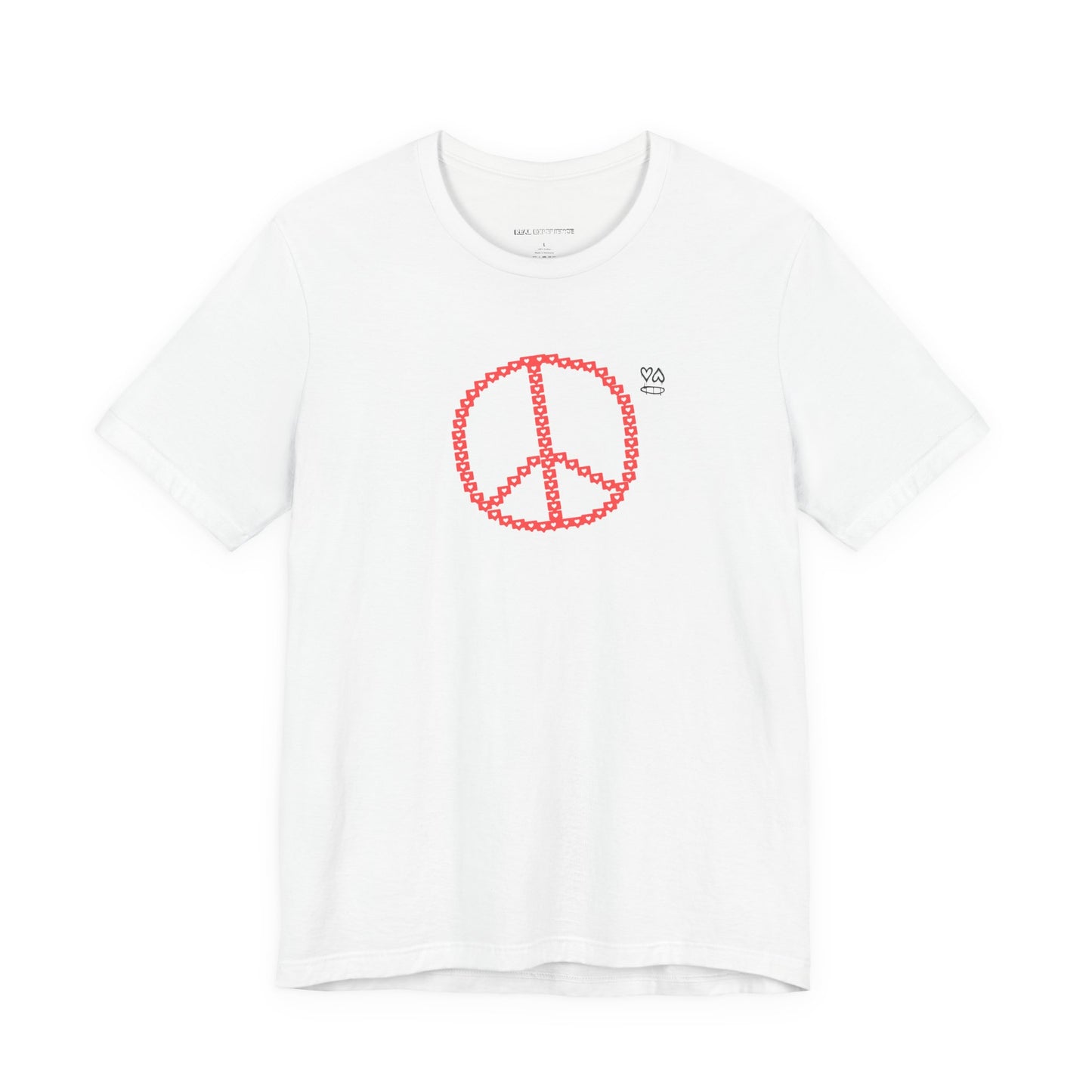 Like Button Peace Sign Tee