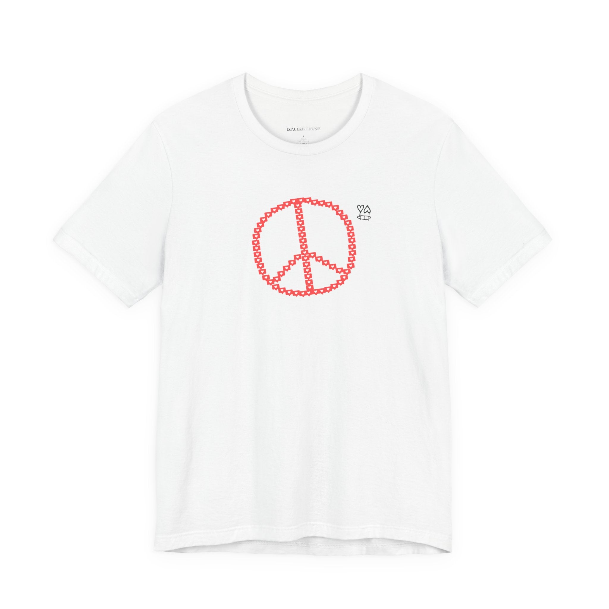 Like Button Peace Sign Tee