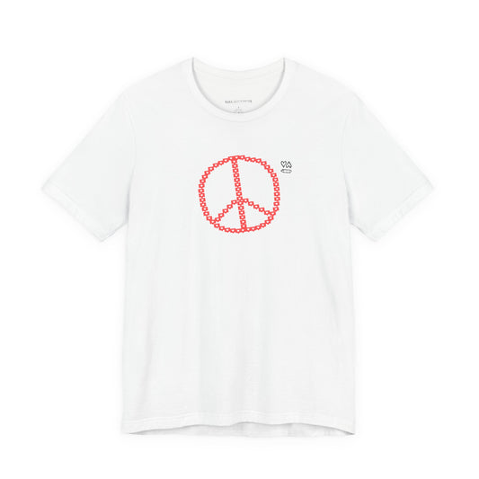 Like Button Peace Sign Tee