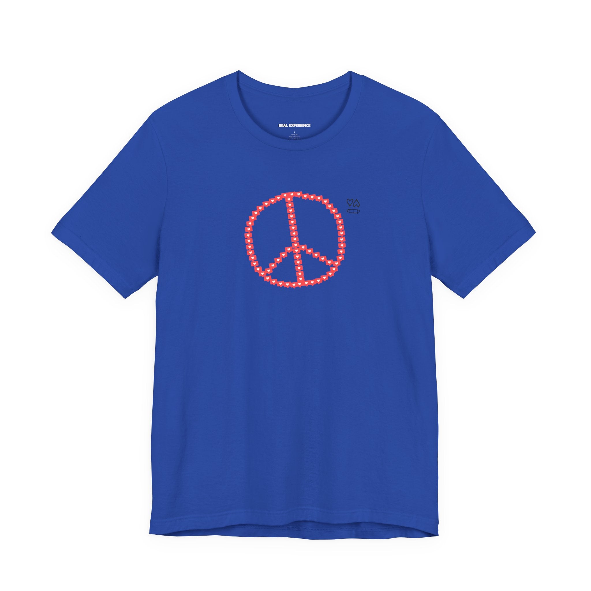Like Button Peace Sign Tee
