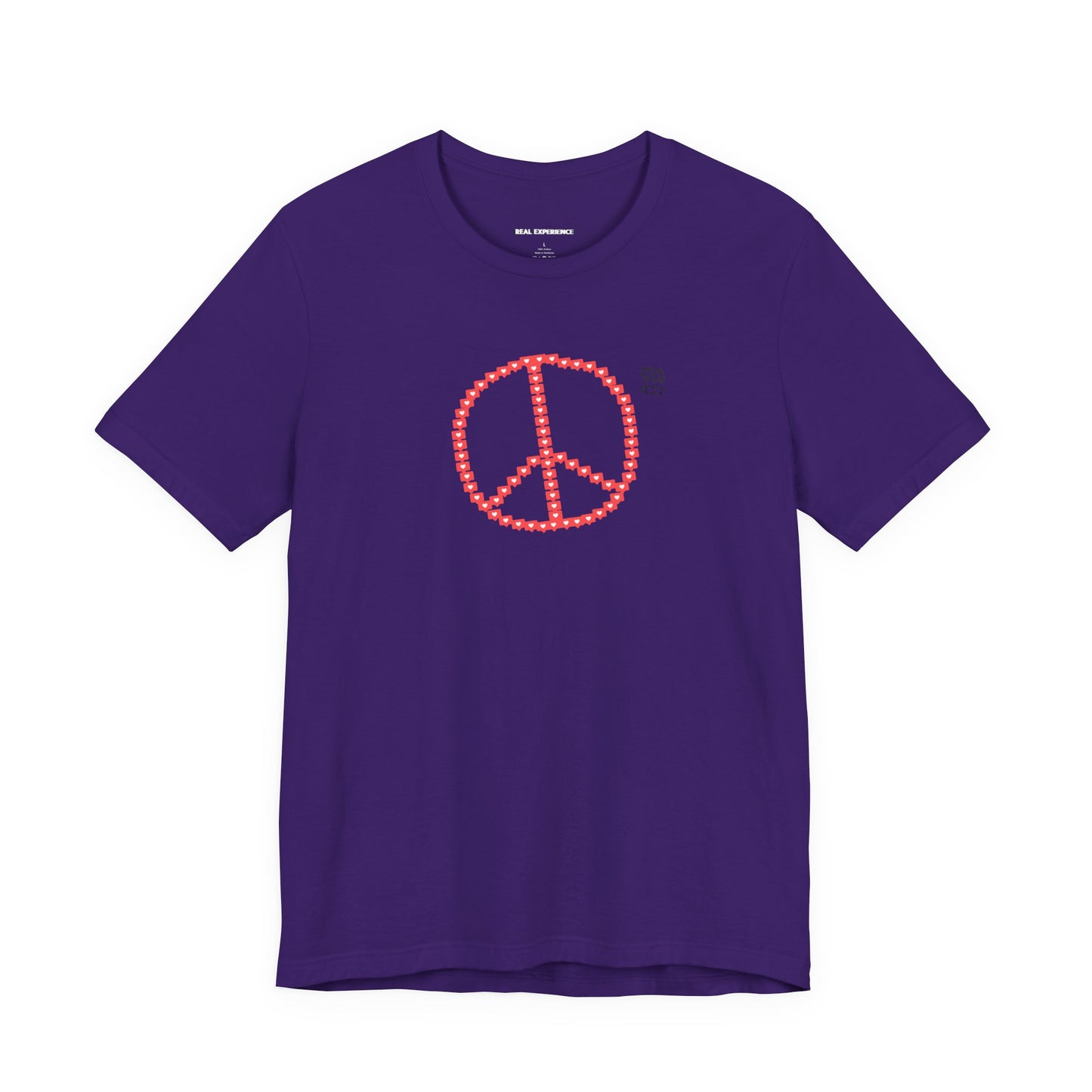 Like Button Peace Sign Tee
