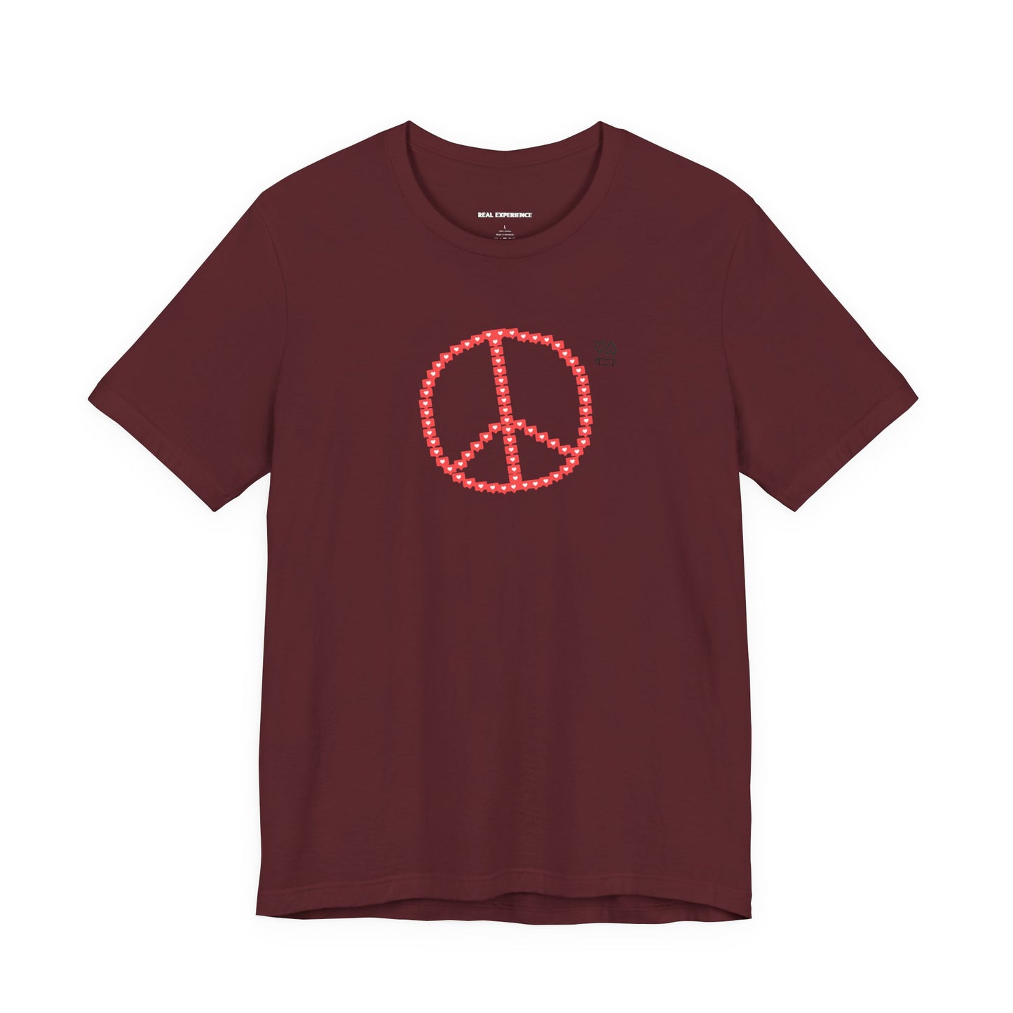 Like Button Peace Sign Tee