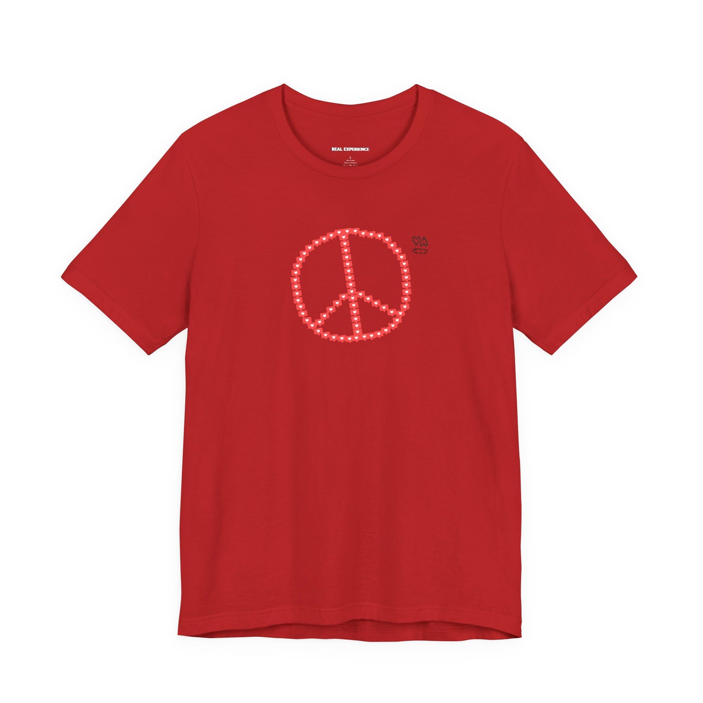 Like Button Peace Sign Tee