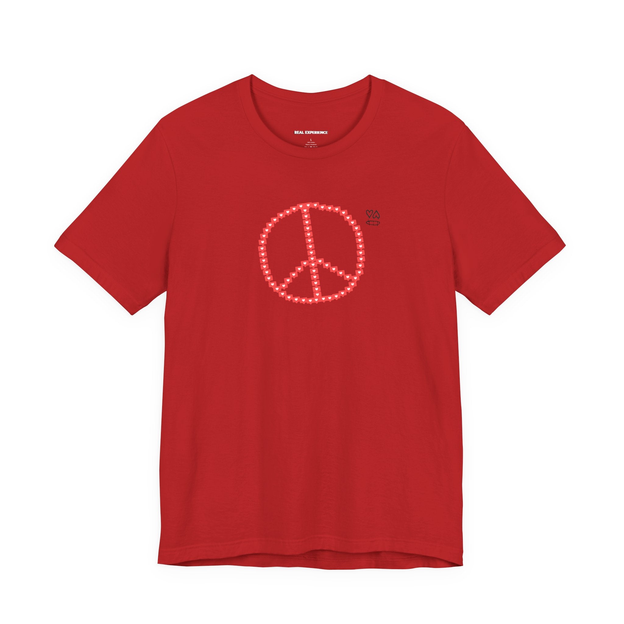 Like Button Peace Sign Tee