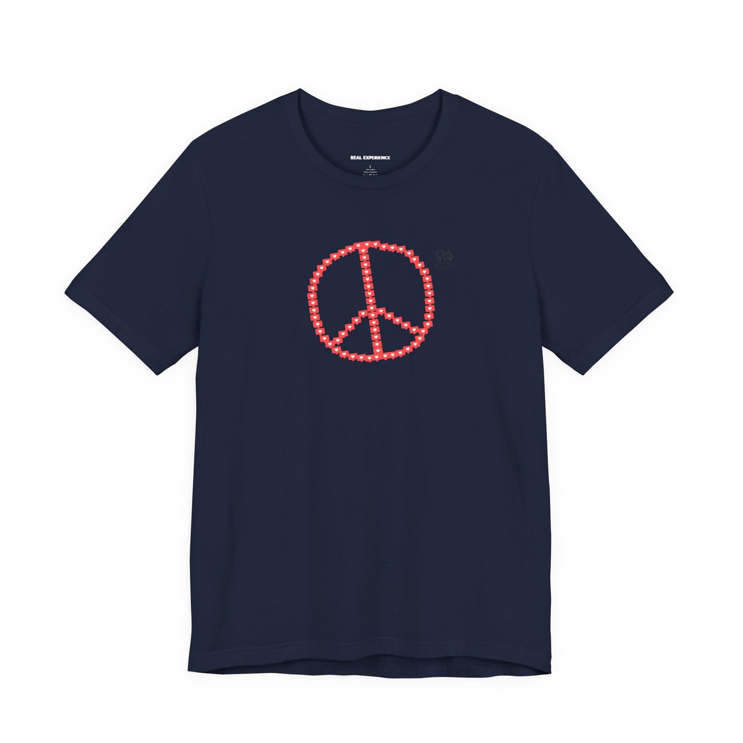 Like Button Peace Sign Tee