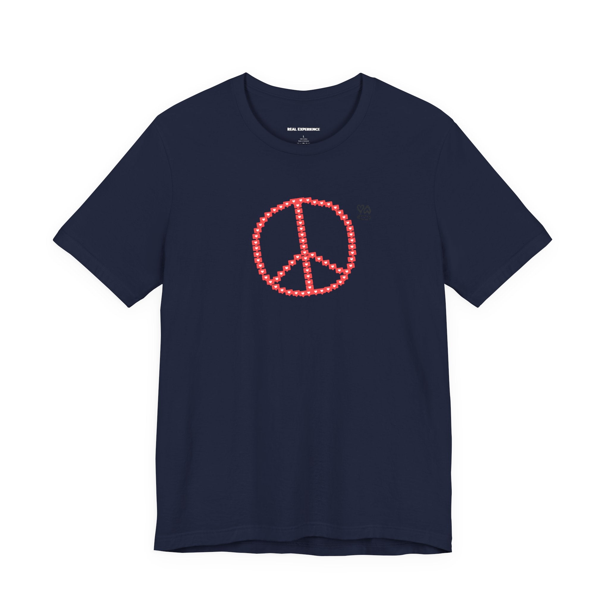 Like Button Peace Sign Tee