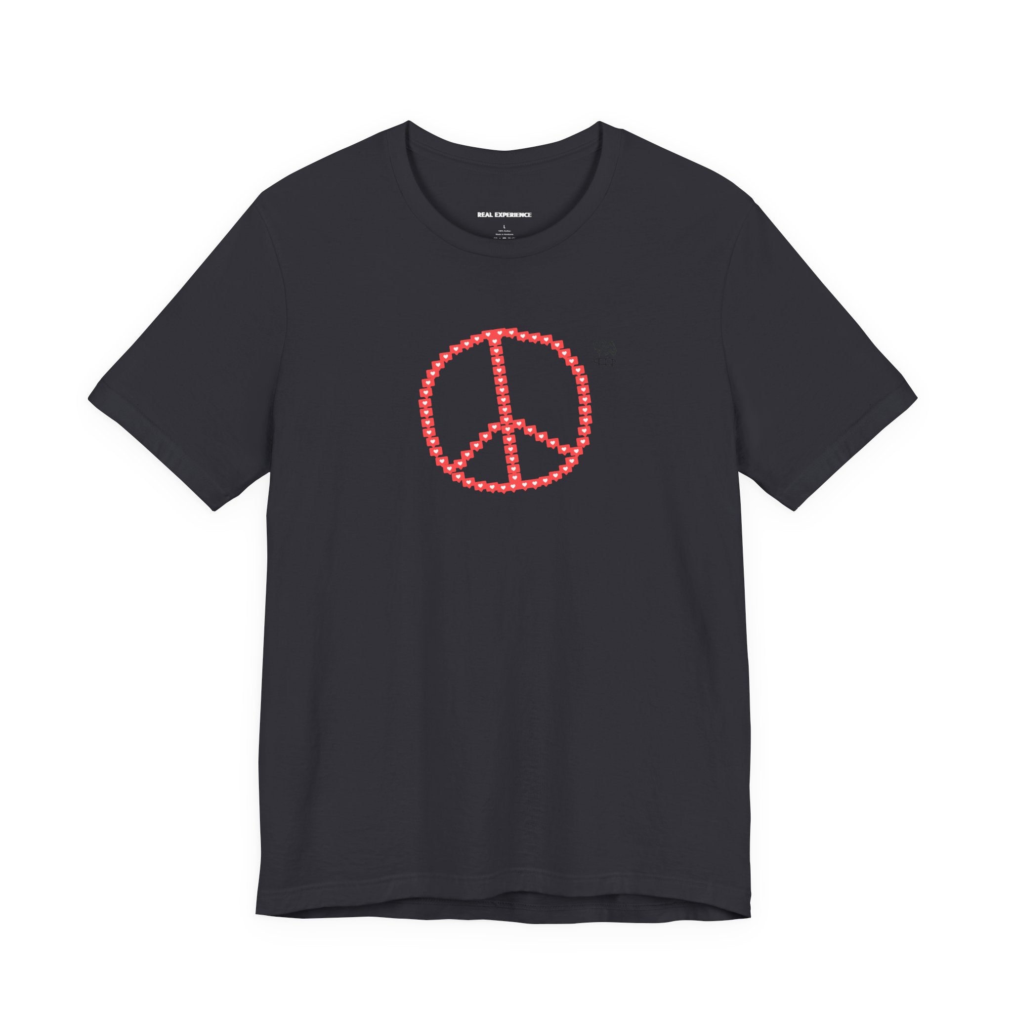 Like Button Peace Sign Tee