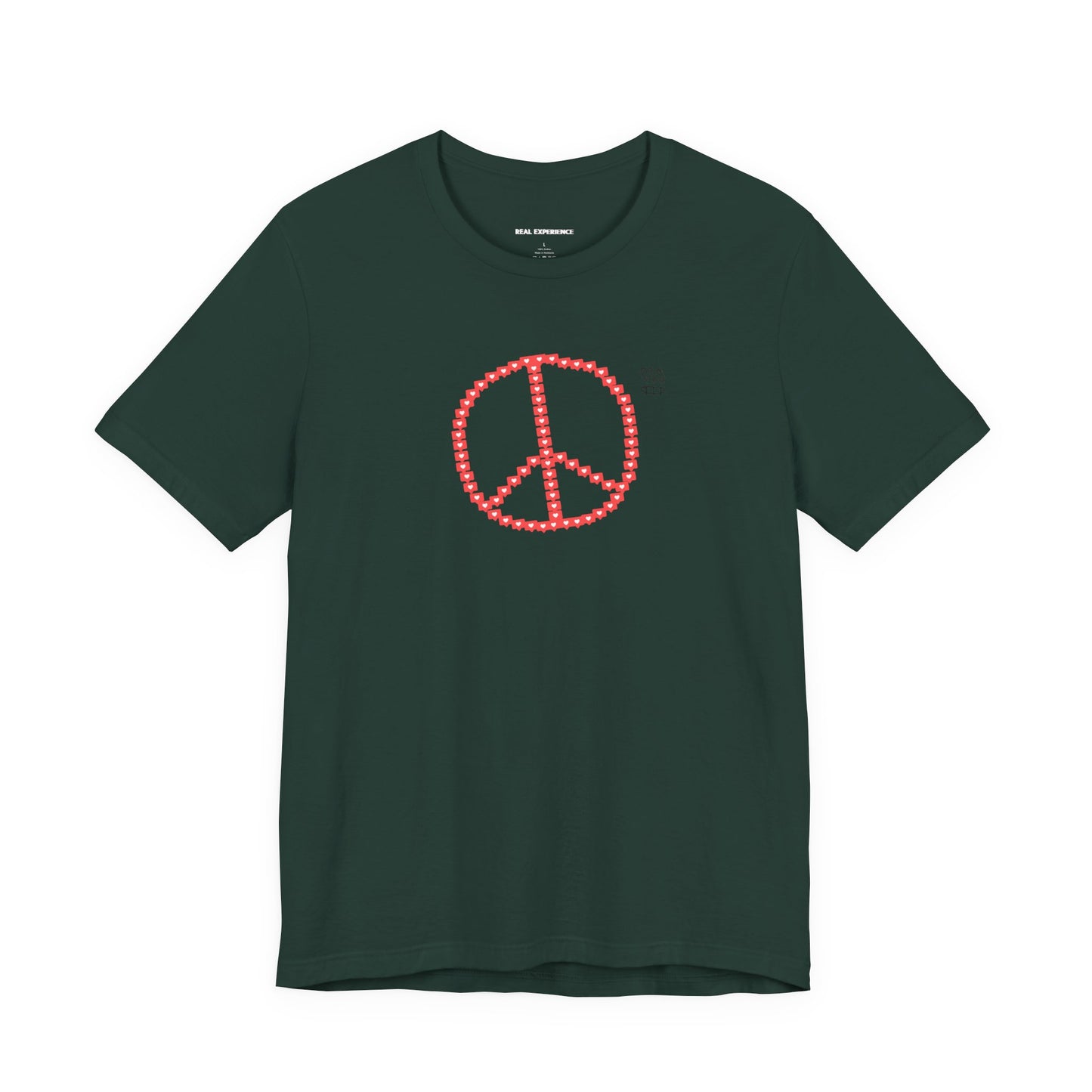 Like Button Peace Sign Tee