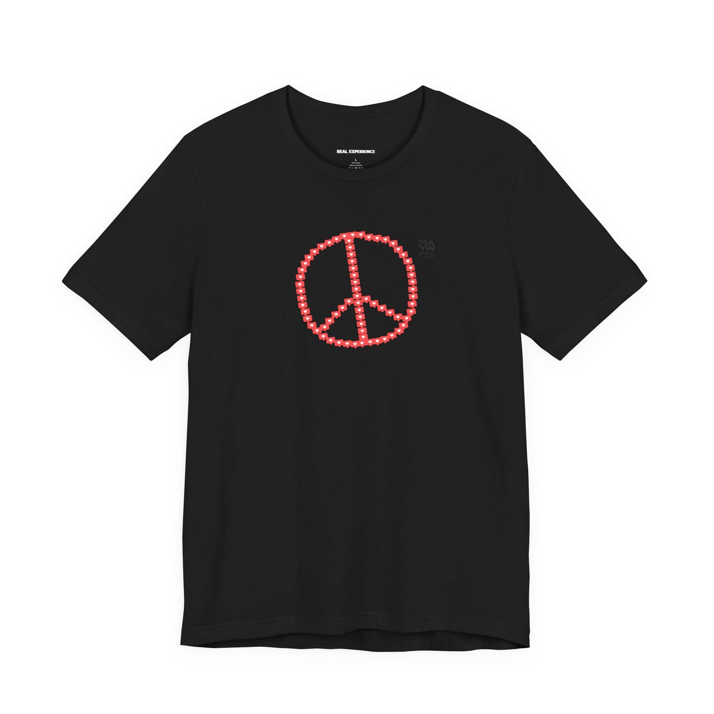 Like Button Peace Sign Tee