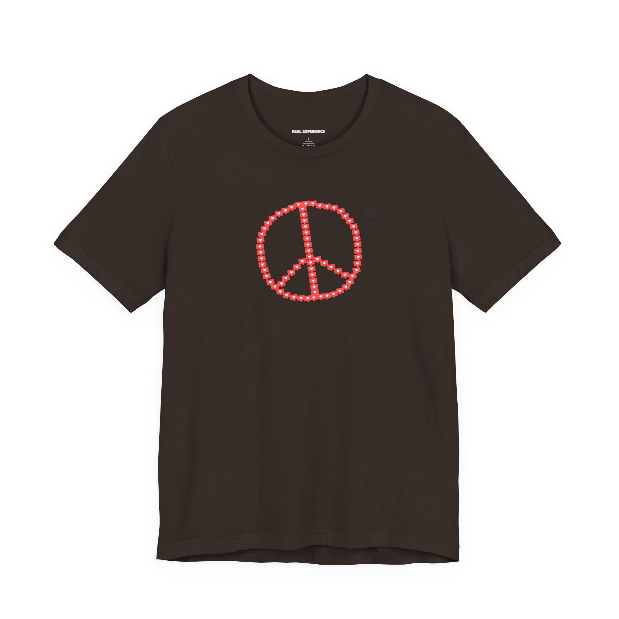 Like Button Peace Sign Tee