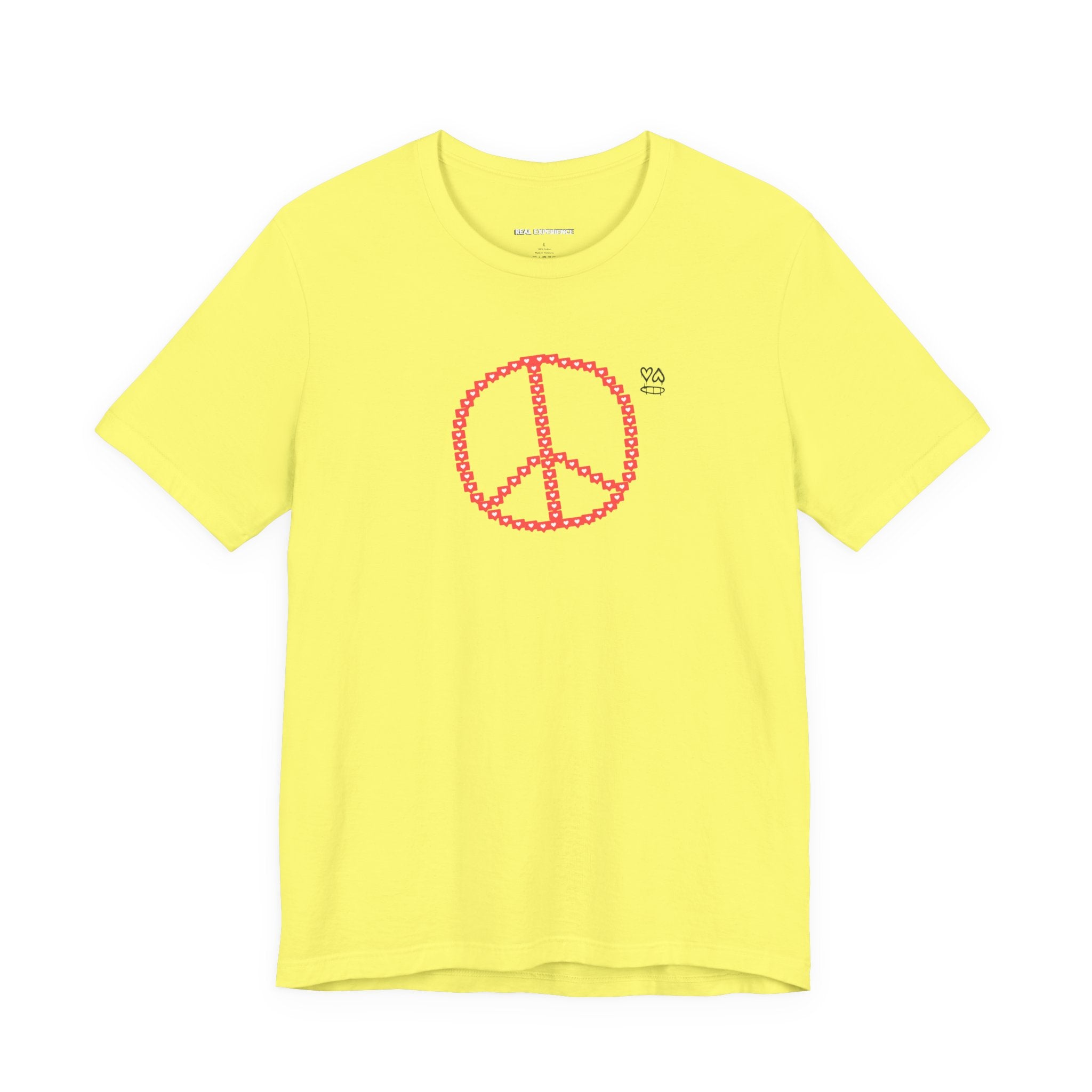 Like Button Peace Sign Tee