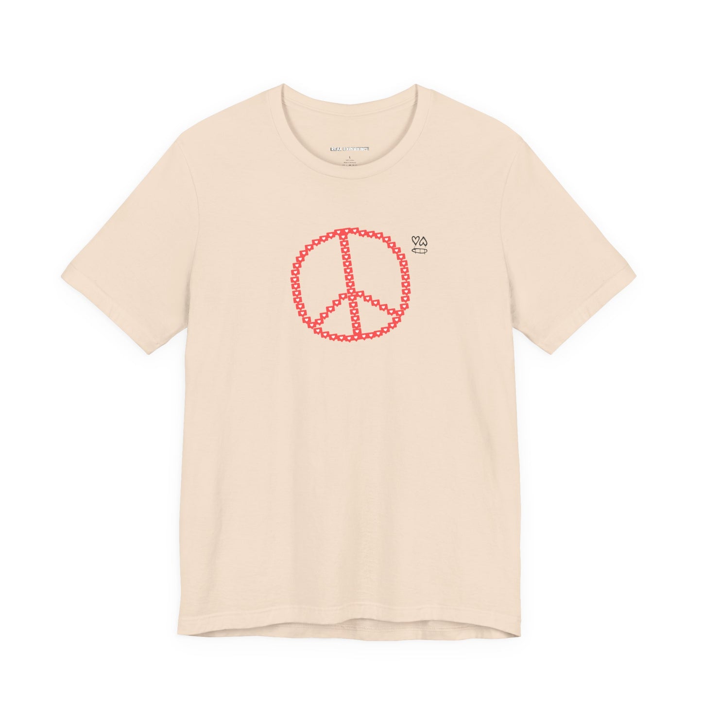 Like Button Peace Sign Tee