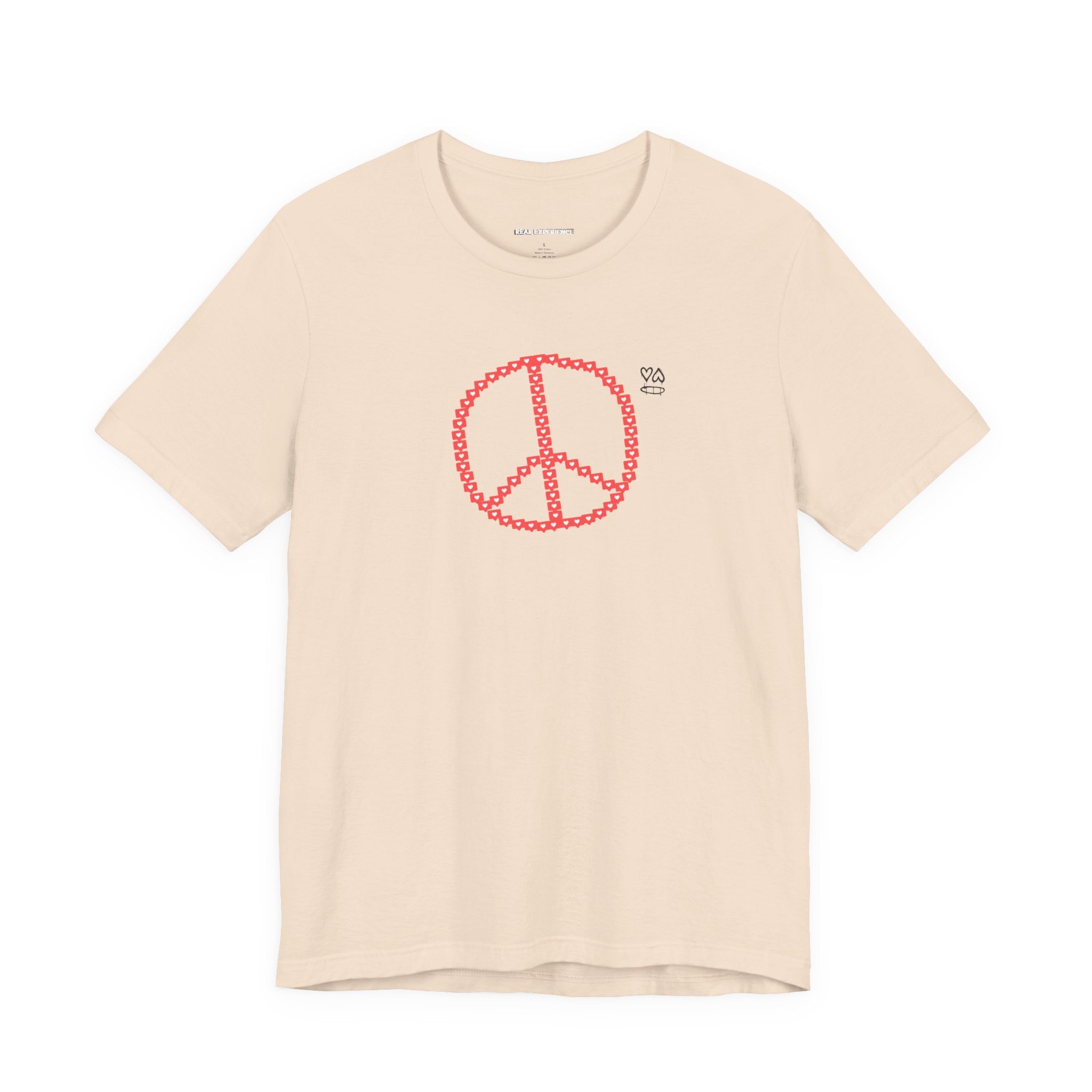 Like Button Peace Sign Tee