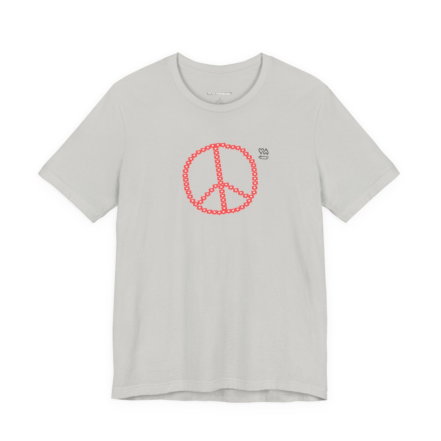 Like Button Peace Sign Tee