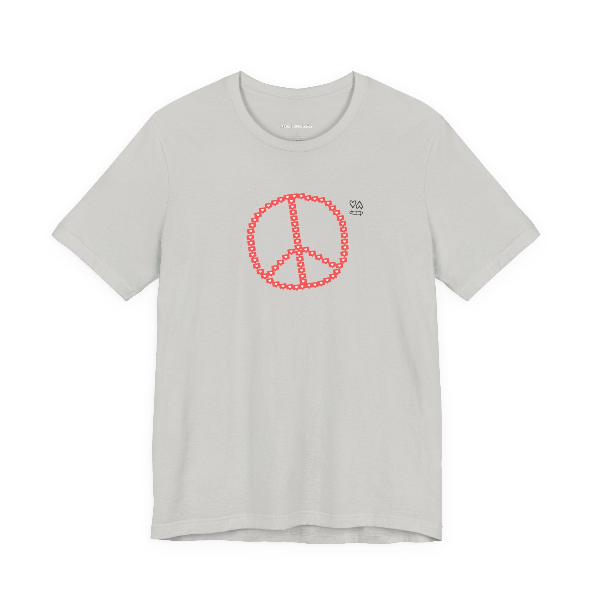Like Button Peace Sign Tee