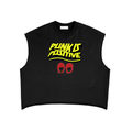 Punk is Positive French Terry Boxy Tank Top - Real Experience